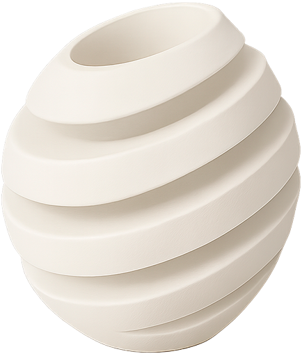 Modern ceramic vase